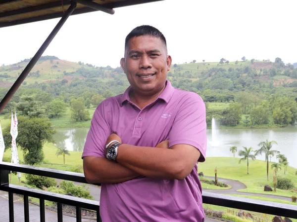 Norman Hode, Padivalley Golf Club Manager, saat diwawancarai tim CCDS Galesong Group
